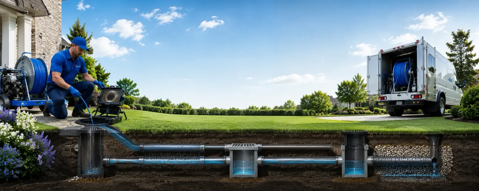 Outdoor drain cleaning information for Brady, NE